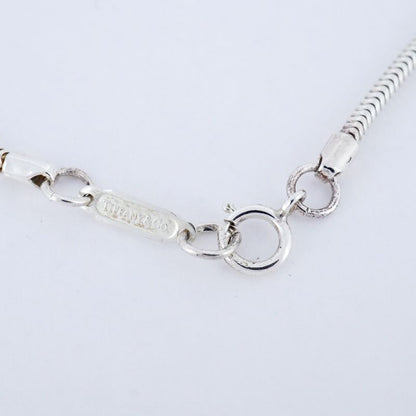Tiffany & Co Necklace Narrow Bar 925 Silver Ladies