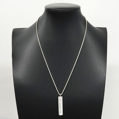 Tiffany & Co Necklace Narrow Bar 925 Silver Ladies