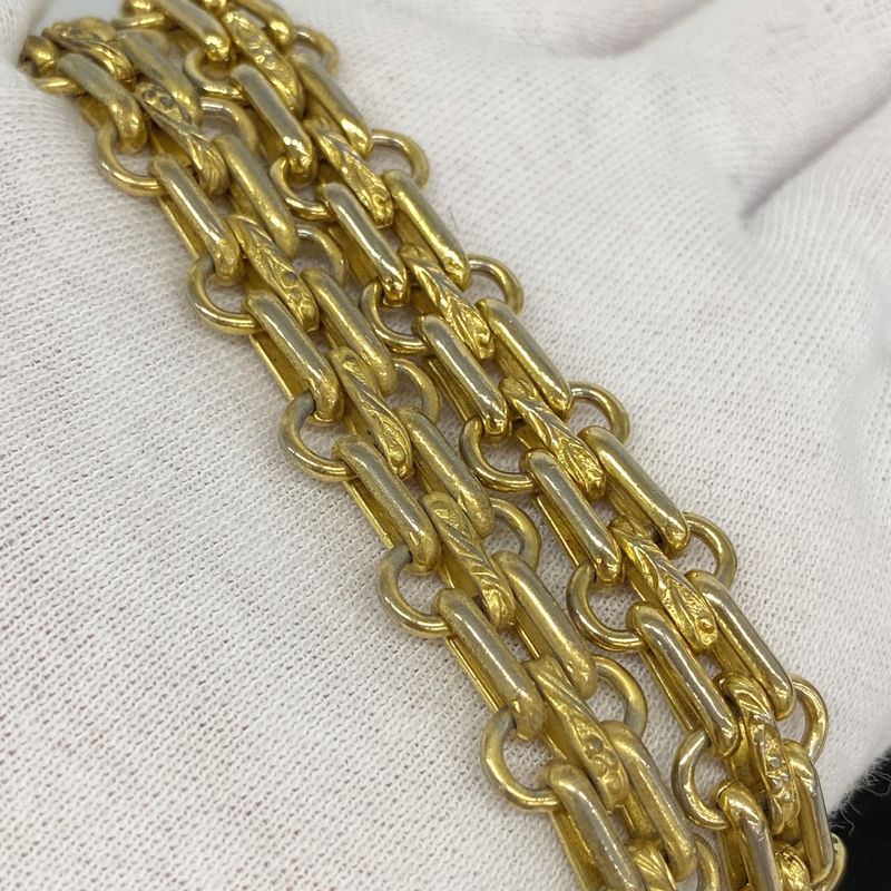 Chanel Shoulder Bag Matelasse Cotton Black Gold Hardware Women