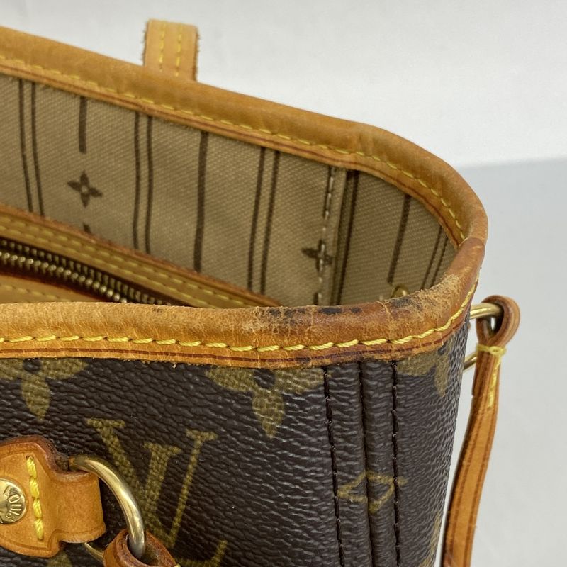 Louis Vuitton Tote Bag Monogram Neverfull PM M40155 Brown Ladies