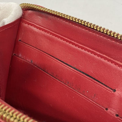 Louis Vuitton Vernis Zippy Wallet M91732 Rouge Grenadine Ladies