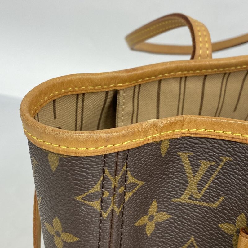 Louis Vuitton Tote Bag Monogram Neverfull MM M40156 Brown Ladies
