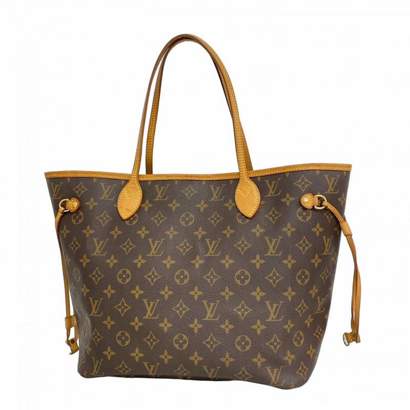 Louis Vuitton Tote Bag Monogram Neverfull MM M40156 Brown Ladies