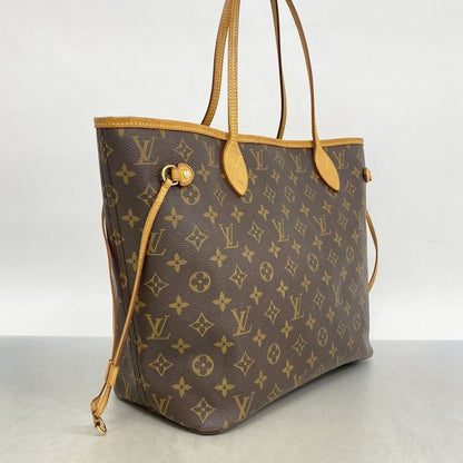 Louis Vuitton Tote Bag Monogram Neverfull MM M40156 Brown Ladies