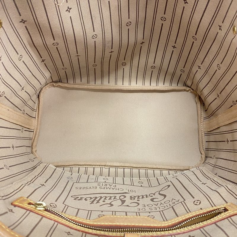 Louis Vuitton Tote Bag Monogram Neverfull MM M40156 Brown Ladies