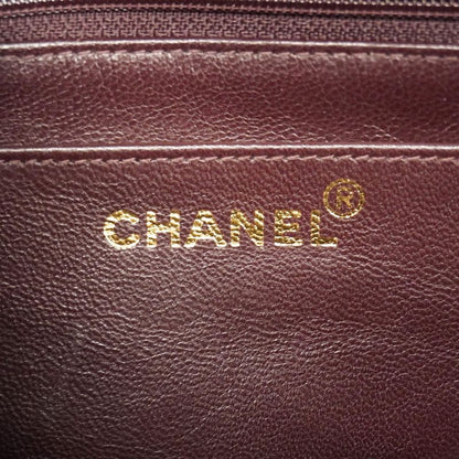 Chanel Shoulder Bag Diana Caviar Skin Bordeaux Gold Hardware Women