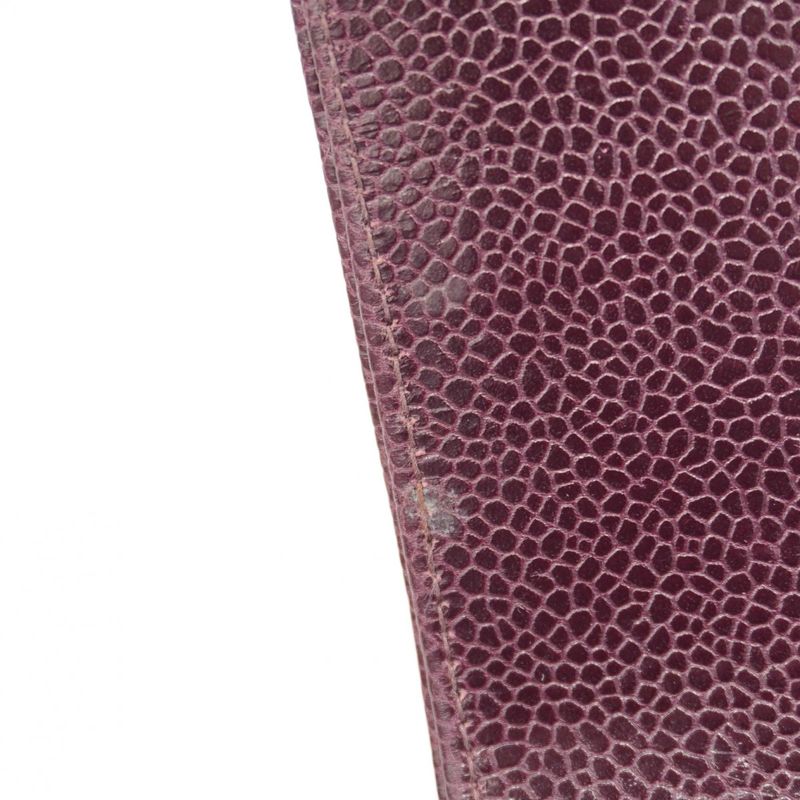 Chanel Shoulder Bag Diana Caviar Skin Bordeaux Gold Hardware Women