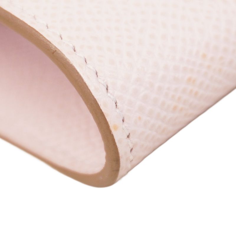 Hermes Shoulder Wallet Kelly Wallet Togo Vaux Epson Mauve Pale Silver Hardware