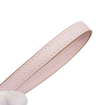 Hermes Shoulder Wallet Kelly Wallet Togo Vaux Epson Mauve Pale Silver Hardware