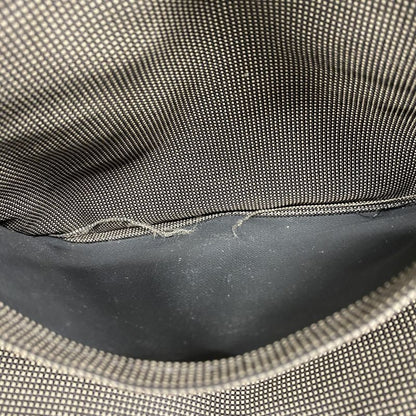 Hermes Handbag Her Line PM Canvas Gray Silver Hardware Women