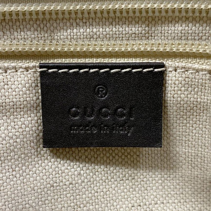 Gucci Tote Bag GG Supreme 353440 PVC Brown Chien Pan Gold Hardware Women's