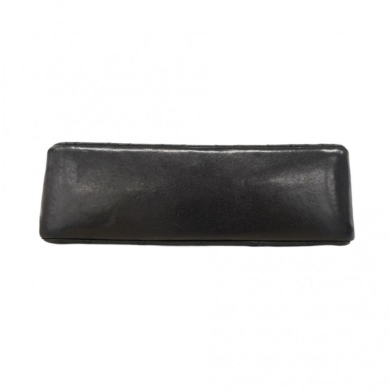 Chanel Shoulder Bag Matelasse Lambskin Black Gold Hardware Women