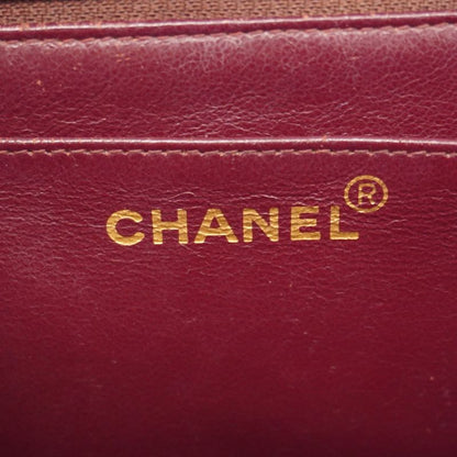 Chanel Shoulder Bag Matelasse Lambskin Black Gold Hardware Women