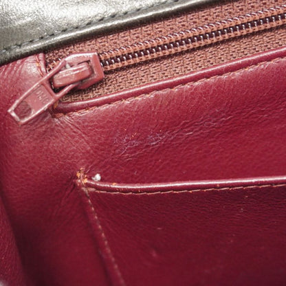 Chanel Shoulder Bag Matelasse Lambskin Black Gold Hardware Women