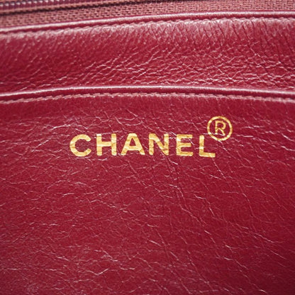 Chanel Shoulder Bag Matelasse Lambskin Black Gold Hardware Women