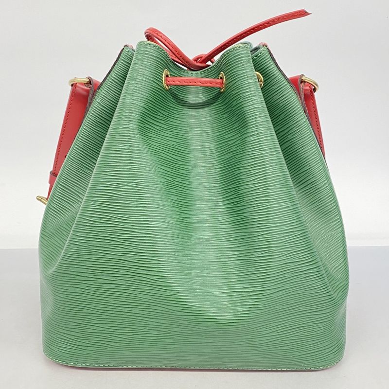 Louis Vuitton Epi Petite Noe M44147 Shoulder Bag Borneo Green/castilian Red