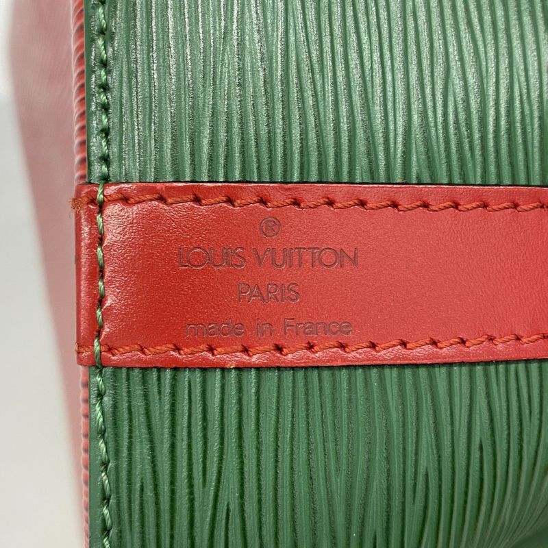 Louis Vuitton Epi Petite Noe M44147 Shoulder Bag Borneo Green/castilian Red