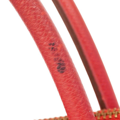 Hermes Handbag Bolide 35 Courchevel Rouge Viv Gold Hardware 00W Engraved 2way