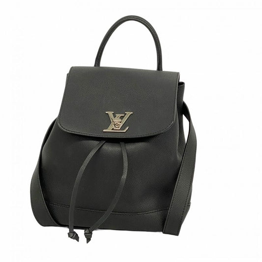Louis Vuitton Backpack Daypack Lock Me Backpack M41815 Noir Women's