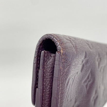 Louis Vuitton Long Wallet Portefeuille Curieuse M60564 Amethyst Ladies