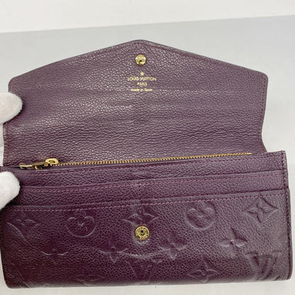 Louis Vuitton Long Wallet Portefeuille Curieuse M60564 Amethyst Ladies