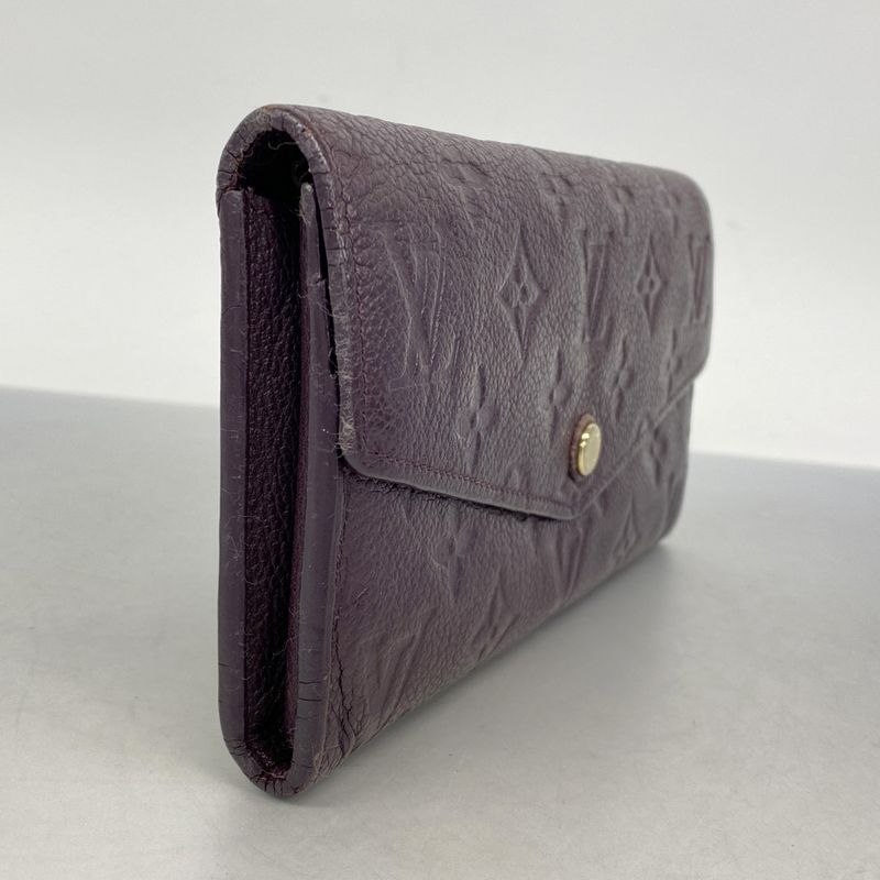 Louis Vuitton Long Wallet Portefeuille Curieuse M60564 Amethyst Ladies