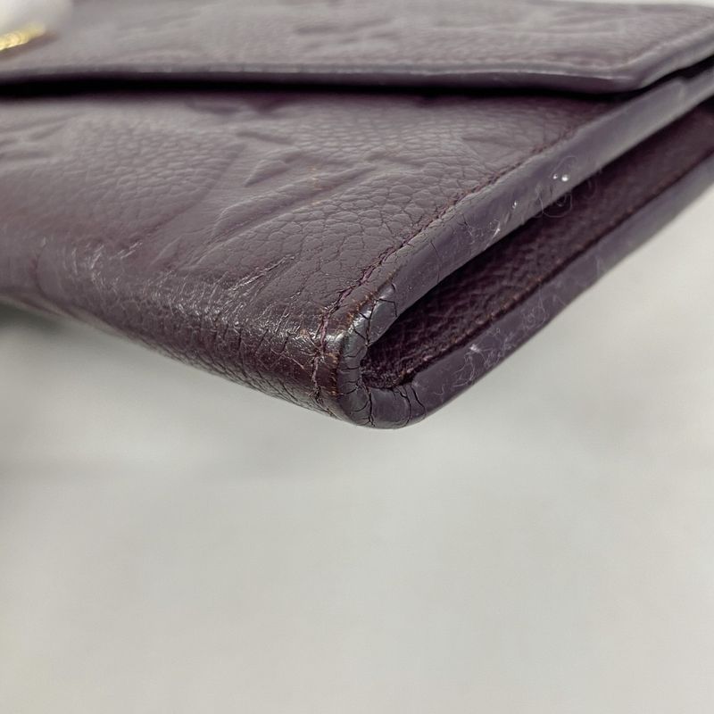 Louis Vuitton Long Wallet Portefeuille Curieuse M60564 Amethyst Ladies