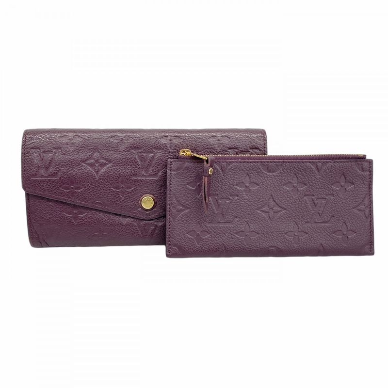 Louis Vuitton Long Wallet Portefeuille Curieuse M60564 Amethyst Ladies