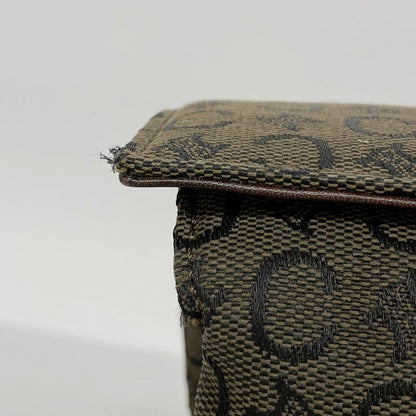 Celine Handbag C Macadam Canvas Brown Gold Hardware Women