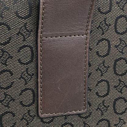 Celine Handbag C Macadam Canvas Brown Gold Hardware Women