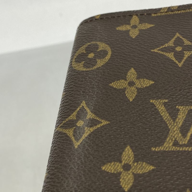 Louis Vuitton Notebook Cabas Monogram Agenda PM R20005 Brown Men Women Unisex