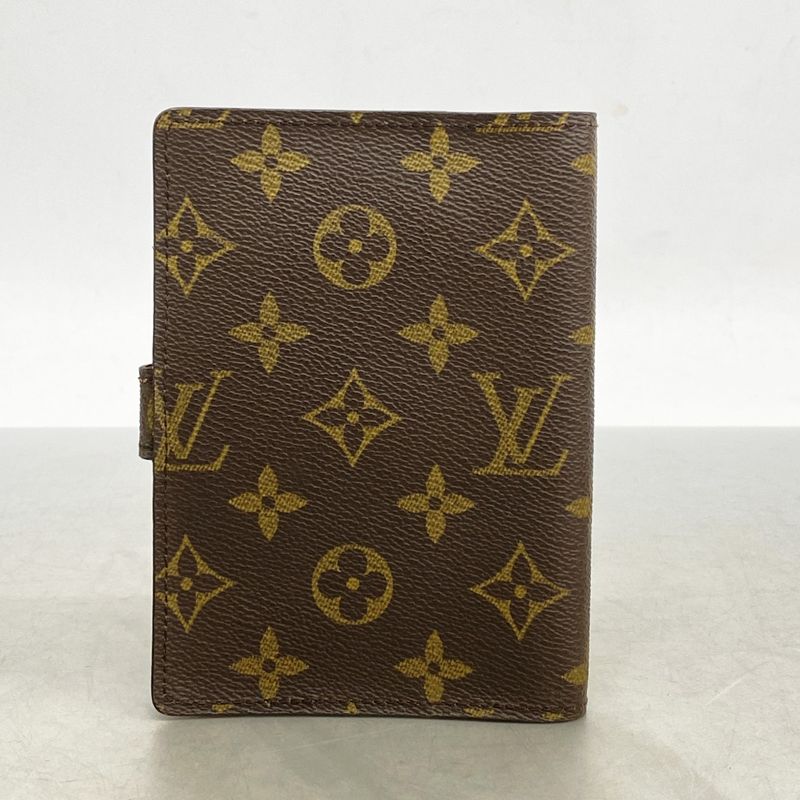 Louis Vuitton Notebook Cabas Monogram Agenda PM R20005 Brown Men Women Unisex
