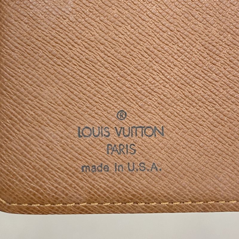 Louis Vuitton Notebook Cabas Monogram Agenda PM R20005 Brown Men Women Unisex