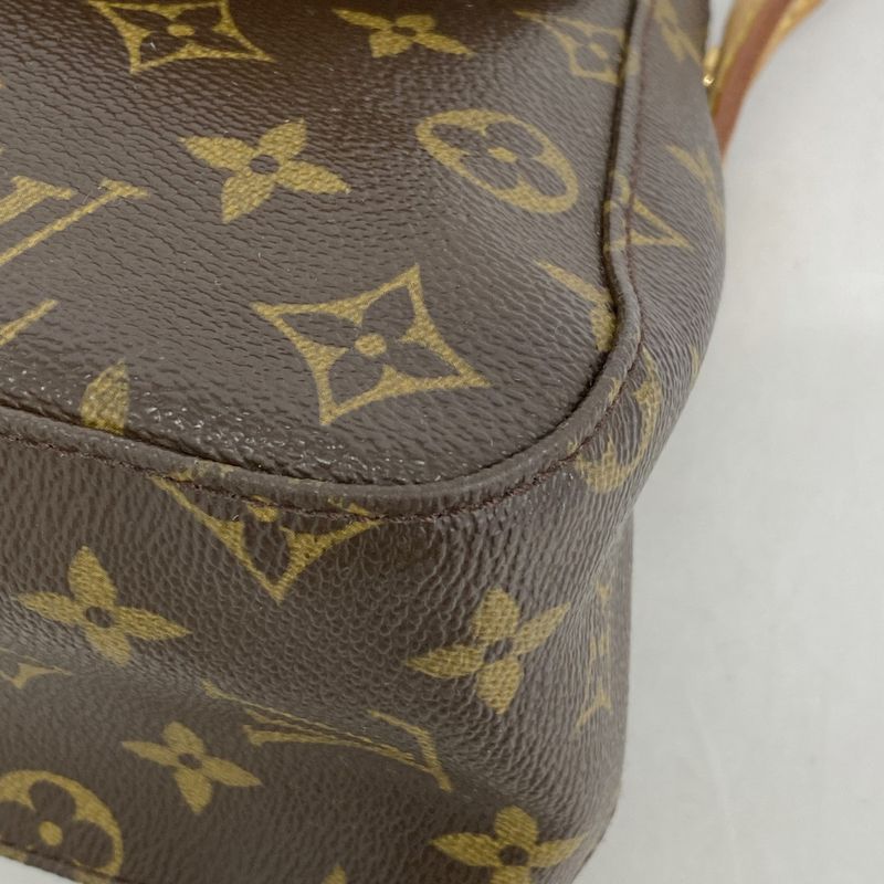 Louis Vuitton Shoulder Bag Monogram Mini Looping M51147 Brown Ladies