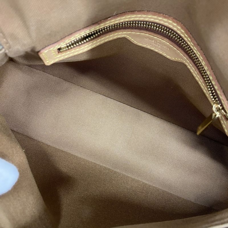 Louis Vuitton Shoulder Bag Monogram Mini Looping M51147 Brown Ladies