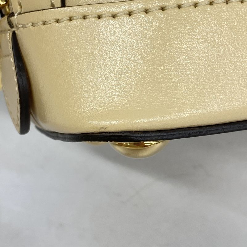 Gucci Handbag Horsebit 640716 Leather Beige Gold Hardware 2way Bag Ladies