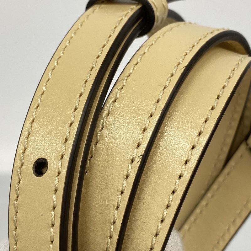 Gucci Handbag Horsebit 640716 Leather Beige Gold Hardware 2way Bag Ladies