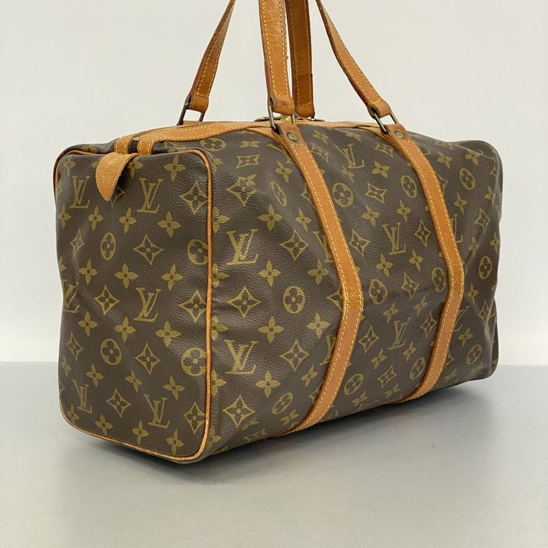 Louis Vuitton Handbag Monogram Sac Spool 35 M41626 Brown Ladies