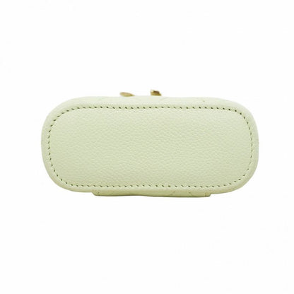 Chanel Shoulder Bag Matelasse Caviar Skin Green Chien Pan Gold Hardware Women