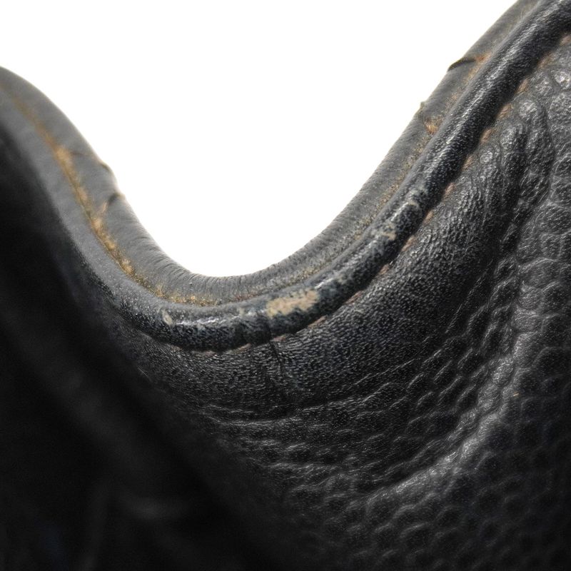 Chanel Shoulder Bag Matelasse Caviar Skin Black Gold Hardware Women