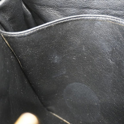 Chanel Shoulder Bag Matelasse Caviar Skin Black Gold Hardware Women