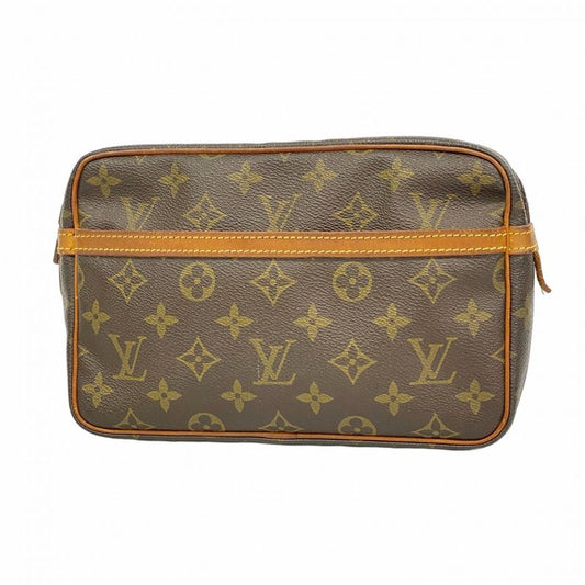 Louis Vuitton Clutch Bag Monogram Compiegne 23 M51847 Brown Men Women Unisex