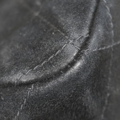 Chanel Shoulder Bag Matelasse Suede Black Gold Hardware Women