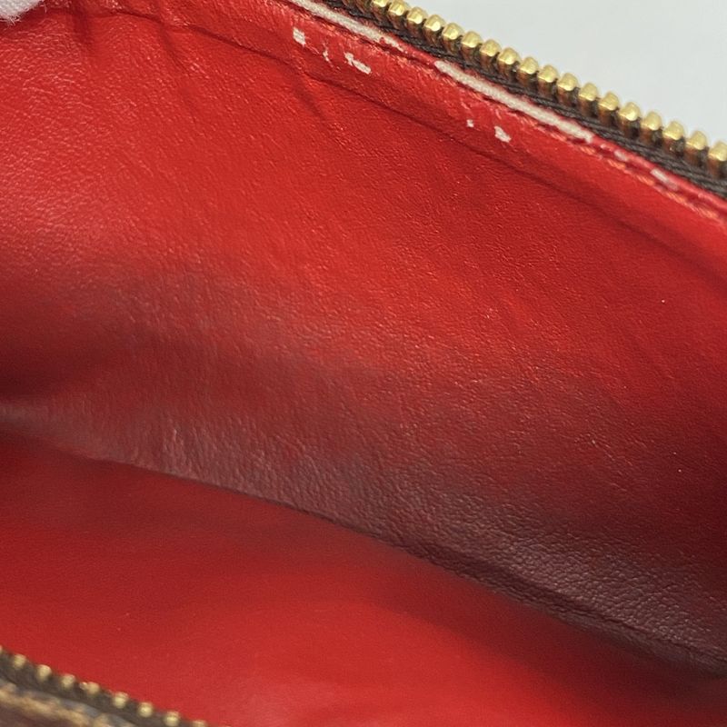 Louis Vuitton Long Wallet Damier T&B Portefeuille Complice N61740 Red Ebène