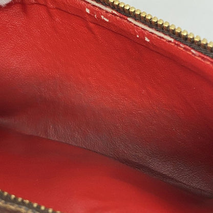 Louis Vuitton Long Wallet Damier T&B Portefeuille Complice N61740 Red Ebène