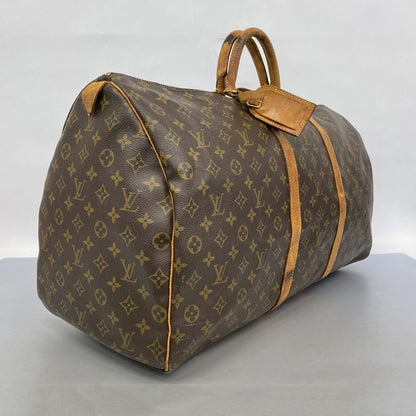 Louis Vuitton Boston Bag Monogram Keepall 60 M41422 Brown Men Women Unisex
