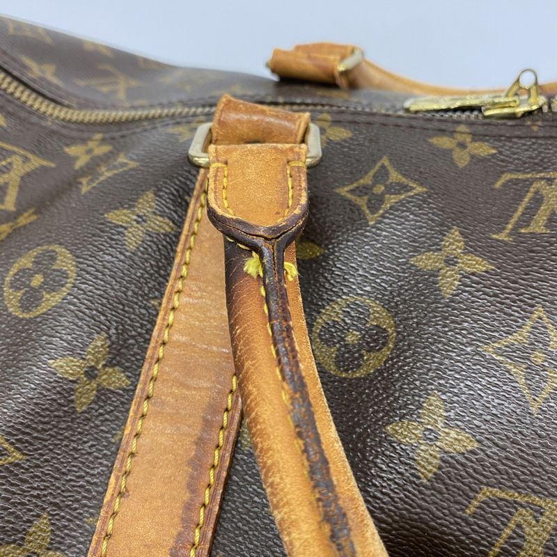 Louis Vuitton Boston Bag Monogram Keepall 60 M41422 Brown Men Women Unisex