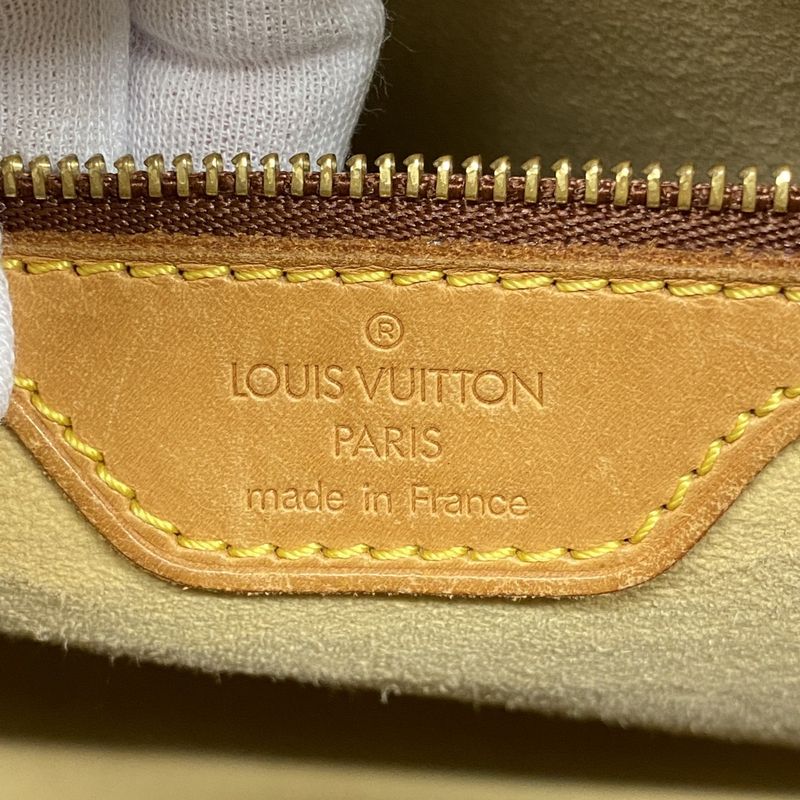 Louis Vuitton Shoulder Bag Monogram Looping GM M51145 Brown Ladies