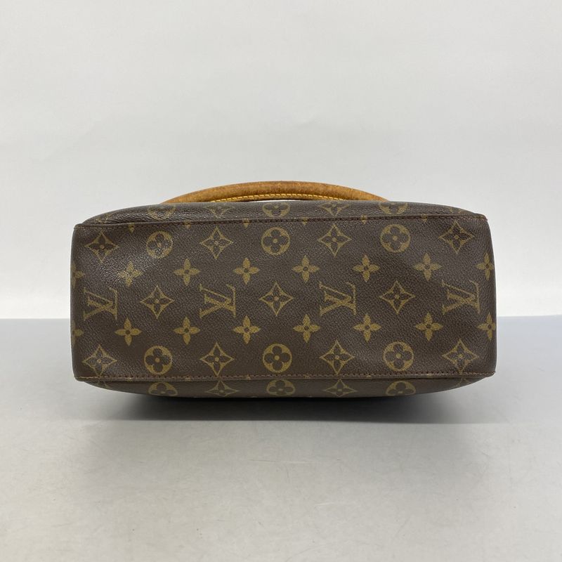 Louis Vuitton Shoulder Bag Monogram Looping GM M51145 Brown Ladies