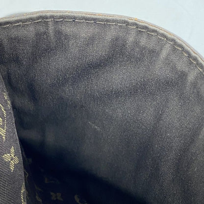 Louis Vuitton Shoulder Bag Monogram Mini Lin Danube M95228 Gray Ebeneu Women's